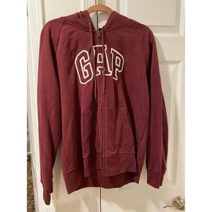 Never worn Gap Hoodie zip up sweatshirt size XXL